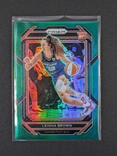 2023 Panini Prizm WNBA Green #146 Leigha Brown Prizm RC Connecticut Sun Rookie