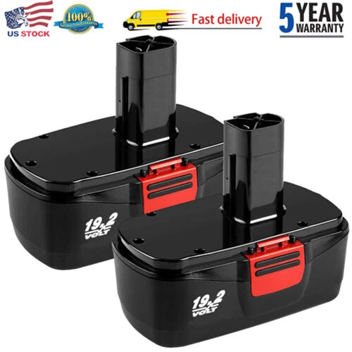 2Pack For Craftsman 19.2V Diehard Battery 4.8Ah Ni-MH C3 130279005 11375 1323517