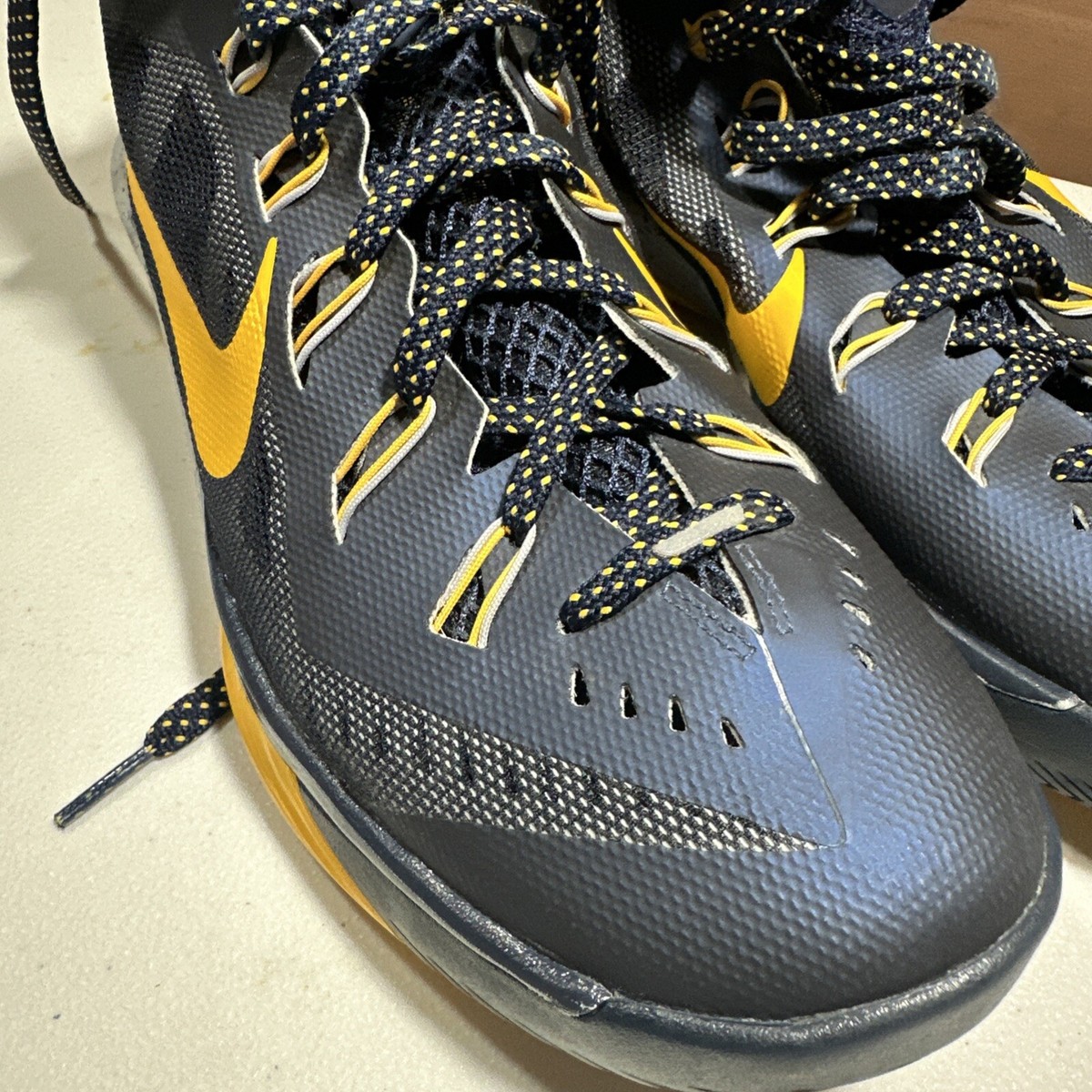 NIKE HYPERDUNK 2014 PAUL GEORGE PE PACERS NAVY BLUE GOLD
