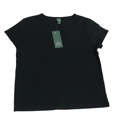 Wild Fable Womens Juniors Size S Short Sleeve Ribbed Baby T-Shirt Black