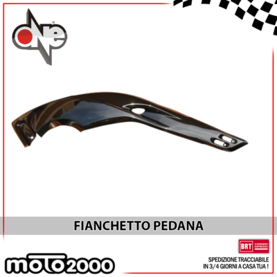 One by Camamoto cod. 77380003C Carena plastica parafango Ruota Anteriore Colore Nero Lucido Compatibile con Yamaha t-Max 500 Anno dal 2001 al 2007 |RIF. Orig. Yamaha 5GJ21511502Y