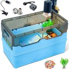 Turtle Habitat Tank Kit– Fresh Filtration Waterplay Fun Diverse Living Heat L.