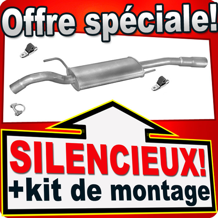 Échappement de remplacement Passat B3 2.0 Break pour contrôle technique