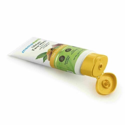Mama earth Ubtan Natural Face Wash for Dry Skin with Turmeric & Saffron 100ml - Picture 1 of 3