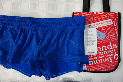 NWT Lululemon City Sky Run By Short - Harbor Blue - TOTE - PRIORITY - Size 12