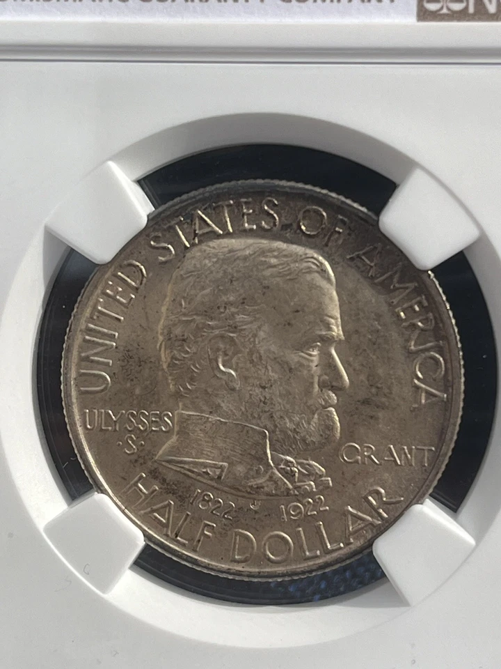 1922 GRANT SILVER COMMEMORATIVE Half Dollar NGC MS 65+ Great Color.. Stunner - Image 3 of 4