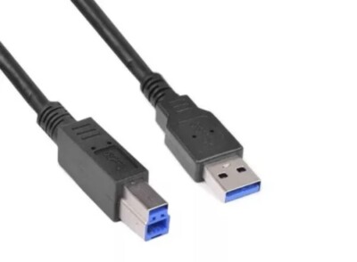 Dell USB Type A to Type B Cable 6 Feet Cord Scanners Printers Monitors