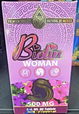 Biotina Mujer Suplemento / Biotin Woman Supplement, 60 Tabletas