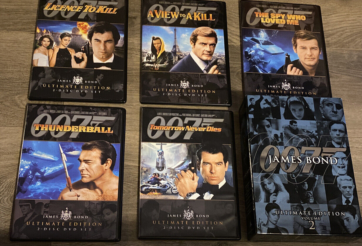 James Bond 007 Ultimate Edition Volume 2 (10-DVD Box Set, 2006) 5 Movies LN