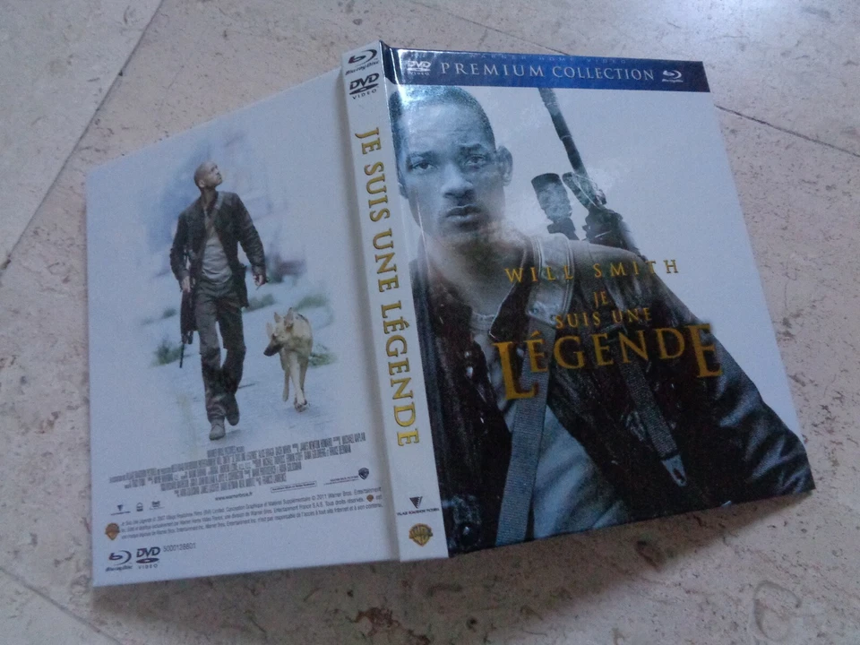 I AM LEGEND Will Smith *RARE*  OOP 2 Disc Blu-Ray & DVD Digibook with slipcover - Image 3 of 4
