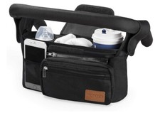 Momcozy Universal Stroller Organizer with Insulated Cup Holder  Phone Bag