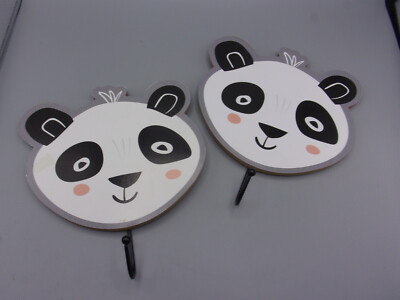 SHELLBOBO Baby Nursery Wall Decor - Set Of 4 Wooden Cartoon Animal Plaques With Hooks (YD-15A) - View #7