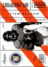 2013 Panini Prestige Football NFL Passport Card #15 Montee Ball Broncos 