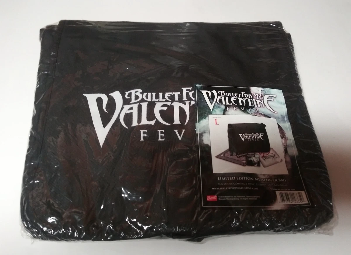BULLET FOR MY VALENTINE FEVER VERY RARE MESSENGER BAG BOX SET CD T