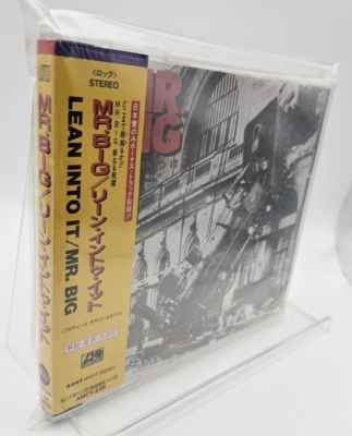 MR. BIG SEALED Lean Into It Japan 1st Edition CD AMCY 236 w/OBI