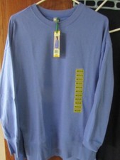 Women's Light Sweatshirt-Blue, Size Medium-NEW 