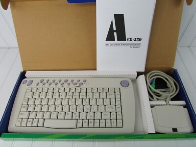 Vintage One Touch Simply ACK-580 Wireless Keyboard Mouse Multimedia In Box