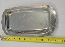International Silver Co. 10” x 4.5” Silver-Plate Serving Dish