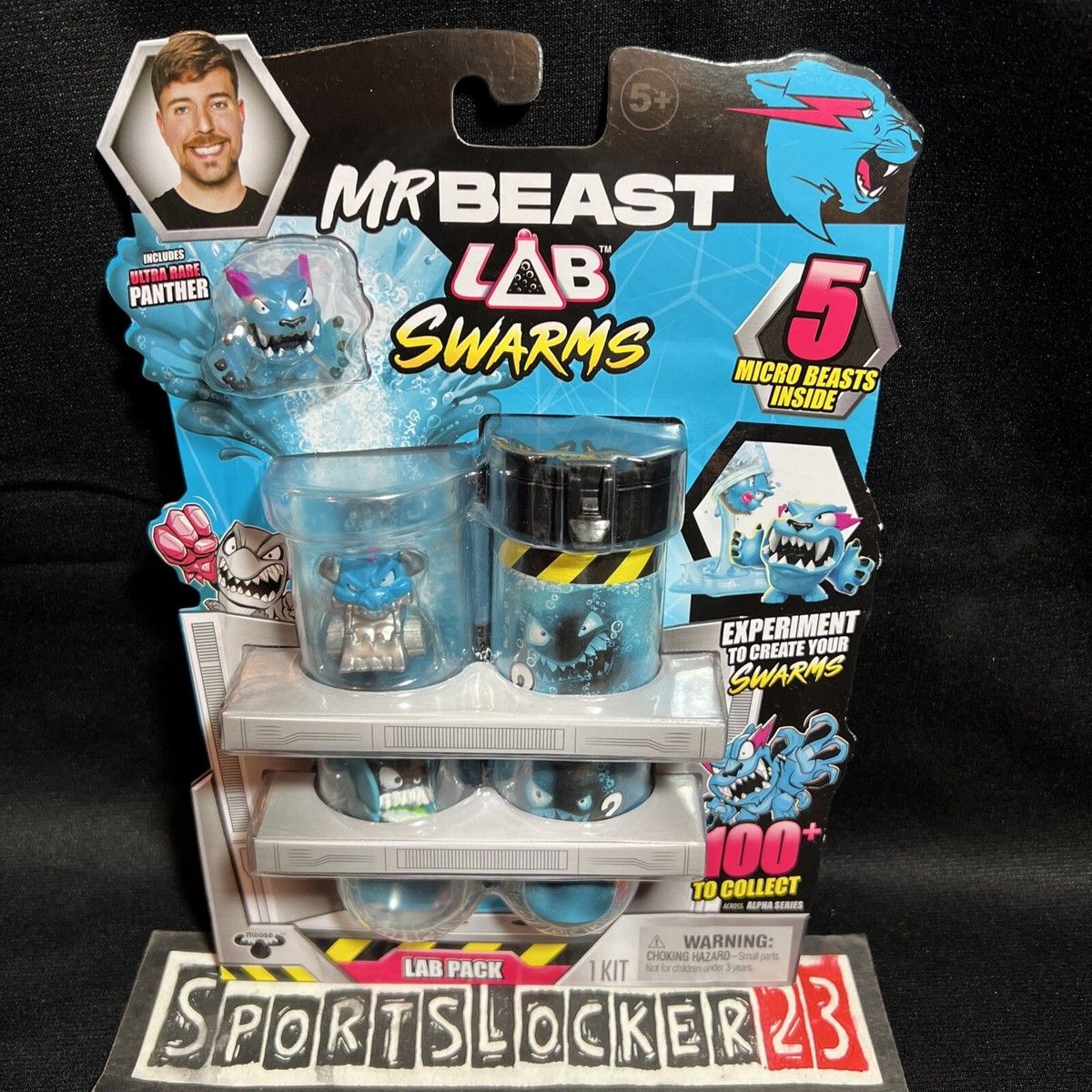 【激レア】　ミスタービースト ラボ Mr Beast Lab Swarms 廃盤 MrBeast Lab Swarms Lab 5 Pack, 1 inch Swarms Action Figures