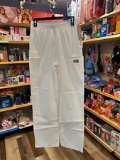 Scrub Zone Scrubs NEW W/ TAGS UNISEX XSM Drawstring Blue Polyester Cotton