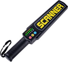 Security Handheld Metal Detector Wand, Adjustable 6-Level Sensitivity chargeable