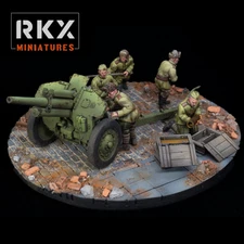 Soviet_M30 122mm Howitzer_RKX_Bolt Action_28MM 1/56_Unpainted