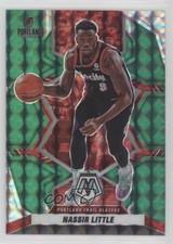 2021-22 Panini Mosaic Green Mosaic Prizm Nassir Little #176 4nl