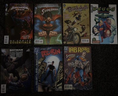 DC Comics Bundle (8)   Batman, Superman, Bombshells   VF/NM