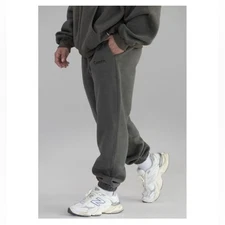 Comfrt Unisex 2XL Olive Green Plush Fleece Jogger Sweatpants NWOT