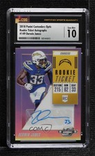 2018 Panini Contenders Optic Rookie Ticket Derwin James CSG 10 Gem Mint Auto sq4