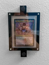 Top Loader UV Resistant Magnetic Display Case W/ Wall Mounts MTG Magic Card Game