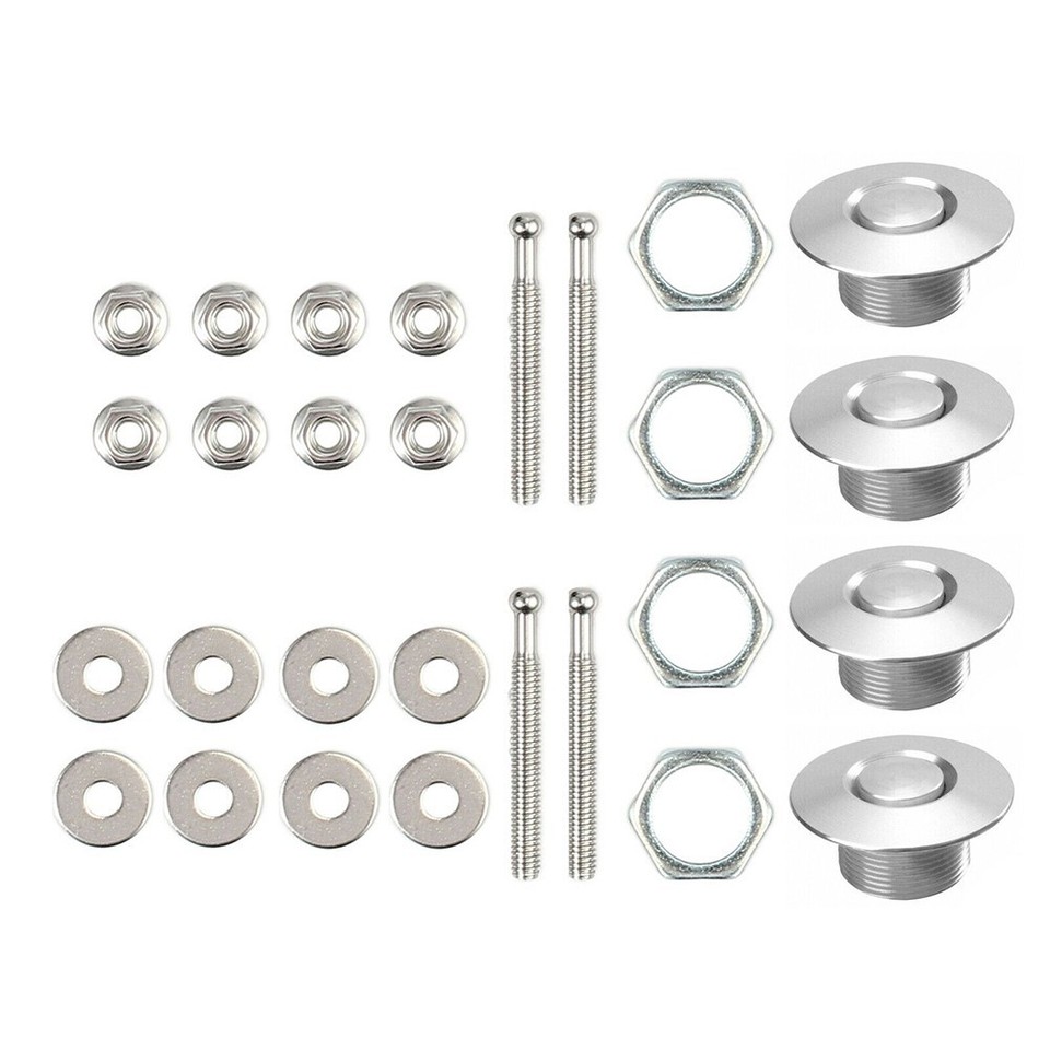 Lock Clip Push Button Quick Release Clip Lock New Pin Silver Anti-aging ...