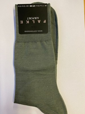 FALKE Herren Socken Airport  Grün 47-48 Neu