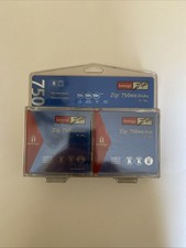 Iomega Zip 750mb Disk 8 Pack New Never Used PC/Mac