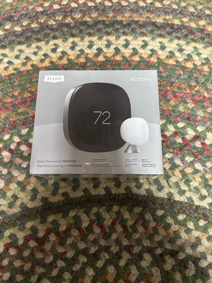 NEW EB-STATE6IBR-01 | Ecobee Smart Thermostat Premium | Siri & Alexa | Black - Image 2 of 2