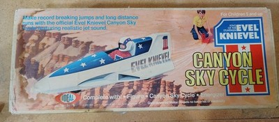 Ideal Evel Knievel Canyon Sky Cycle Vintage BOX ONLY