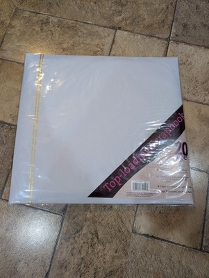 A.C. Moore 12x12 Top Loading Scrapbook Album 20 Pages White New Sealed