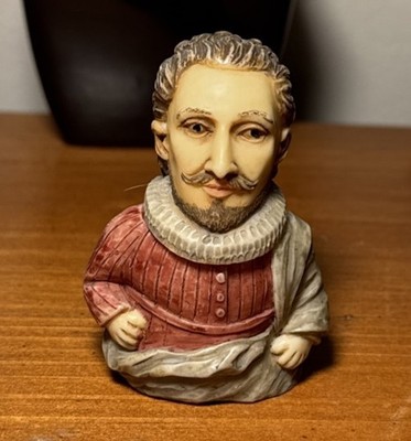 Harmony Kingdom Pot Bellys Cervantes Historical Retired Figurine PBHCE No Box