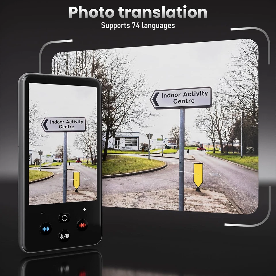 Traduttore Vocale Istantaneo 138 Multilingue, Con Wifi E Bluetooth, 19 Lingue Of - Immagine 3 di 4
