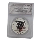 2024 S Reverse Proof Peace Dollar Anacs Rp70 Dcam Advance Release