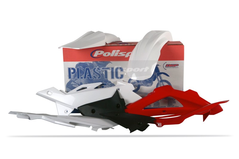 Kit plastique POLISPORT couleur origine Husqvarna pour la compétition tout-terrain