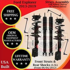 Monroe Oem Front Struts Rear Shocks W Sway Bar For 2013-2019 Ford Explorer