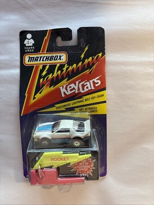 Matchbox 1992 Lightning KeyCars Rocket w/ Key Launcher Diecast Car Sealed IROC