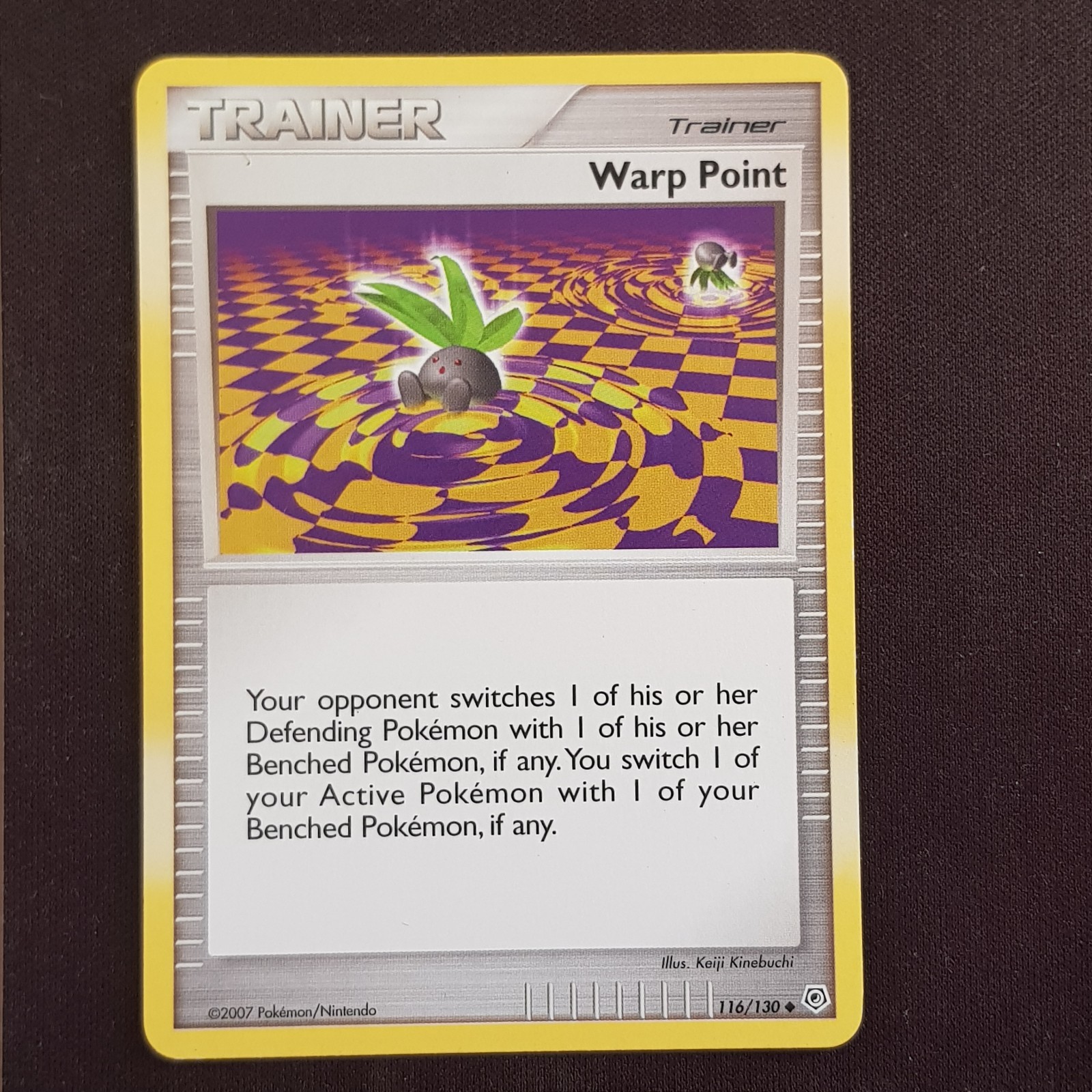 Warp Point 116/130💯MINT💯Diamond & Pearl Pokemon Card TCG