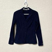 Kerrits Equestrian Competition Horse Riding Blue Blazer Jacket Size XS