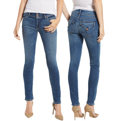 Hudson Collin Supermodel Skinny Denim Jeans Women's 24 Maxson Flap Pockets NWT