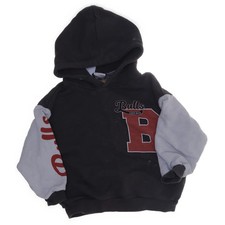 Chicago Bulls, Kapuzenpullover, Größe: 98, Grau/Weiß/Rot #KfK