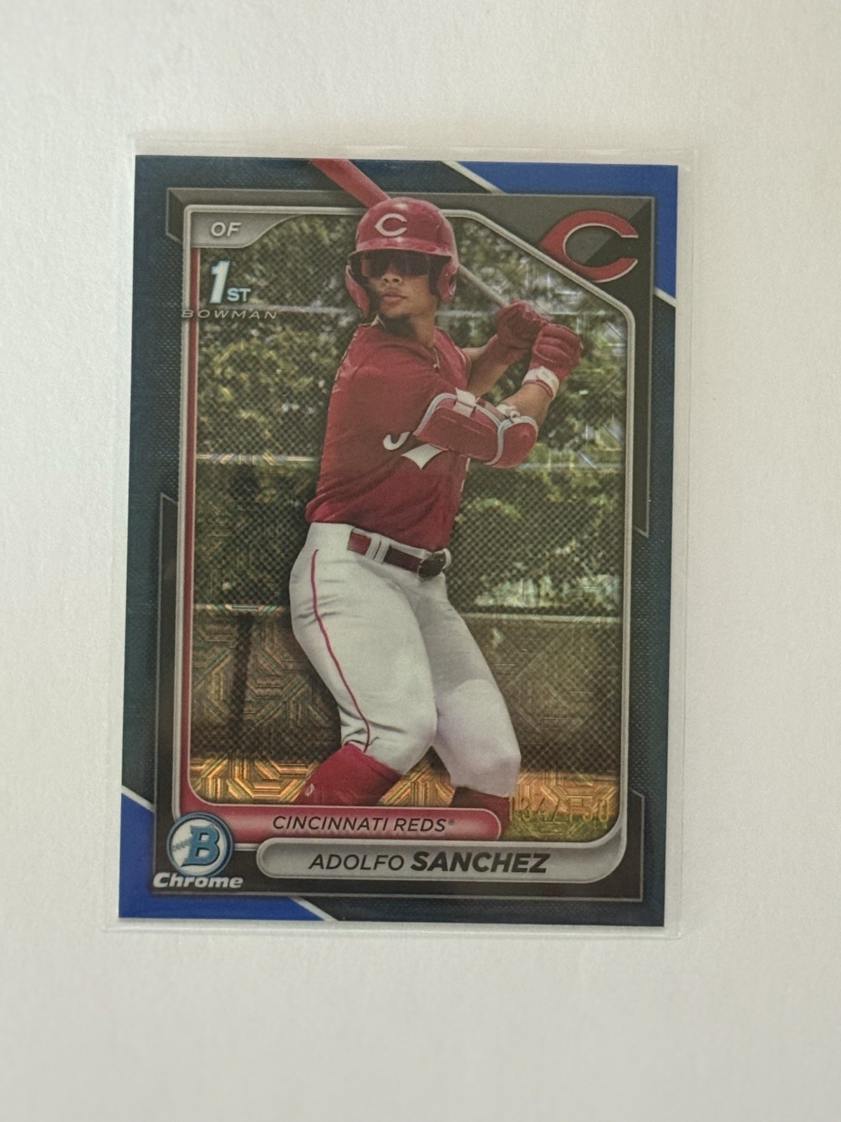 2024 Bowman Chrome - Prospects Adolfo Sanchez #BCP-252 Blue Mojo Refractor /150