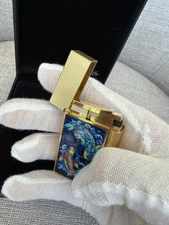 S.T. Dupont Ligne 2 Perfect Cling Koi & Shiny Gold Lighter, C16397SH