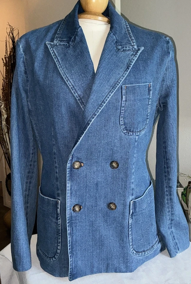 Polo Ralph Lauren Denim Blazer • NWOT • Timeless double-breasted classic” - Image 2 of 4